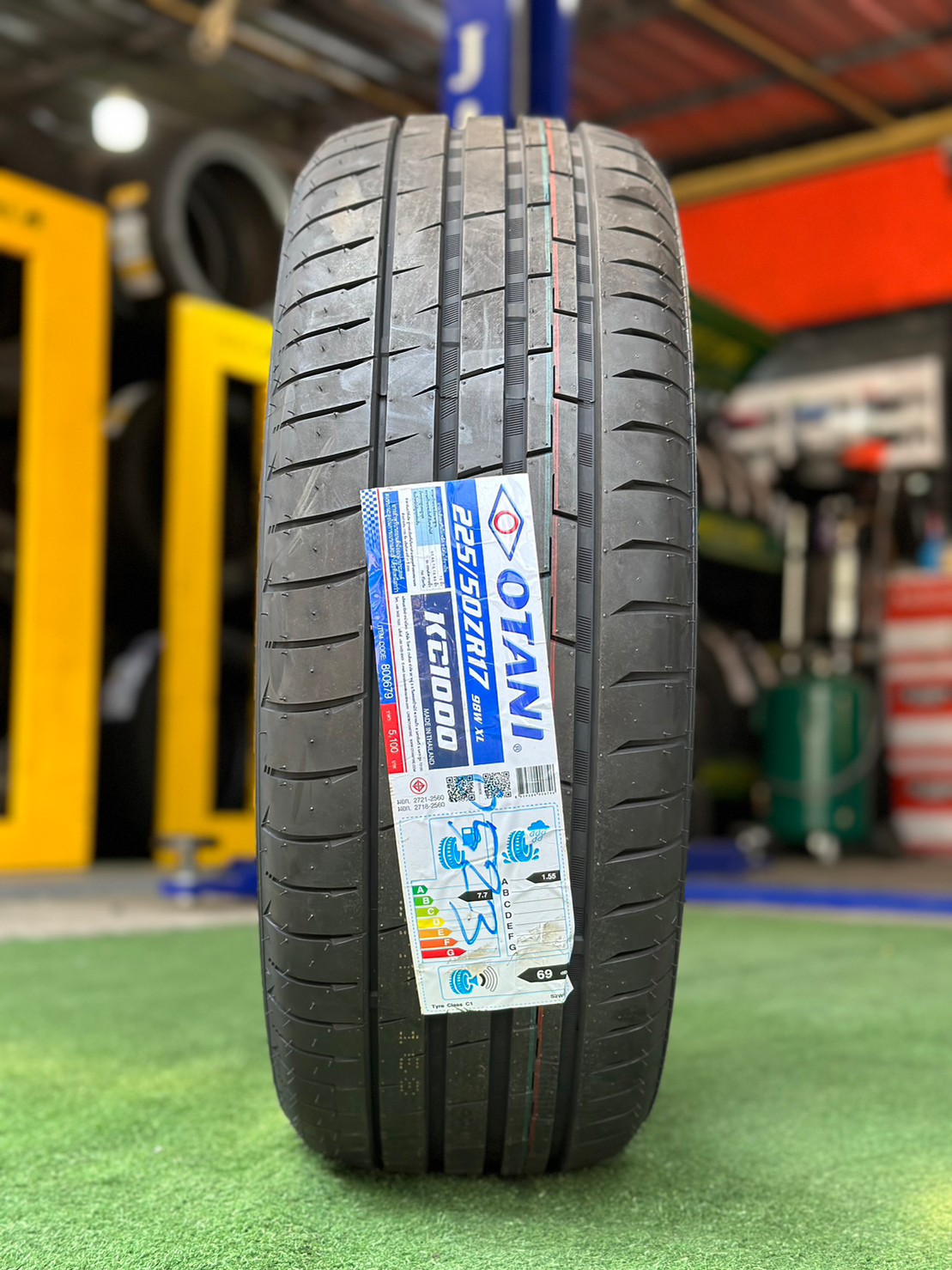 OTANI KC1000 225/50R17 ยางใหม่ปี2023 ราคาพิเศษพร้อมติดตั้งฟรี สามารถสอบถามเพิ่มเติมได้ค่ะ
