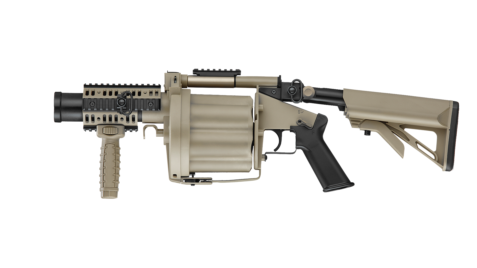 ICS-191 MGL Crane Stock TAN