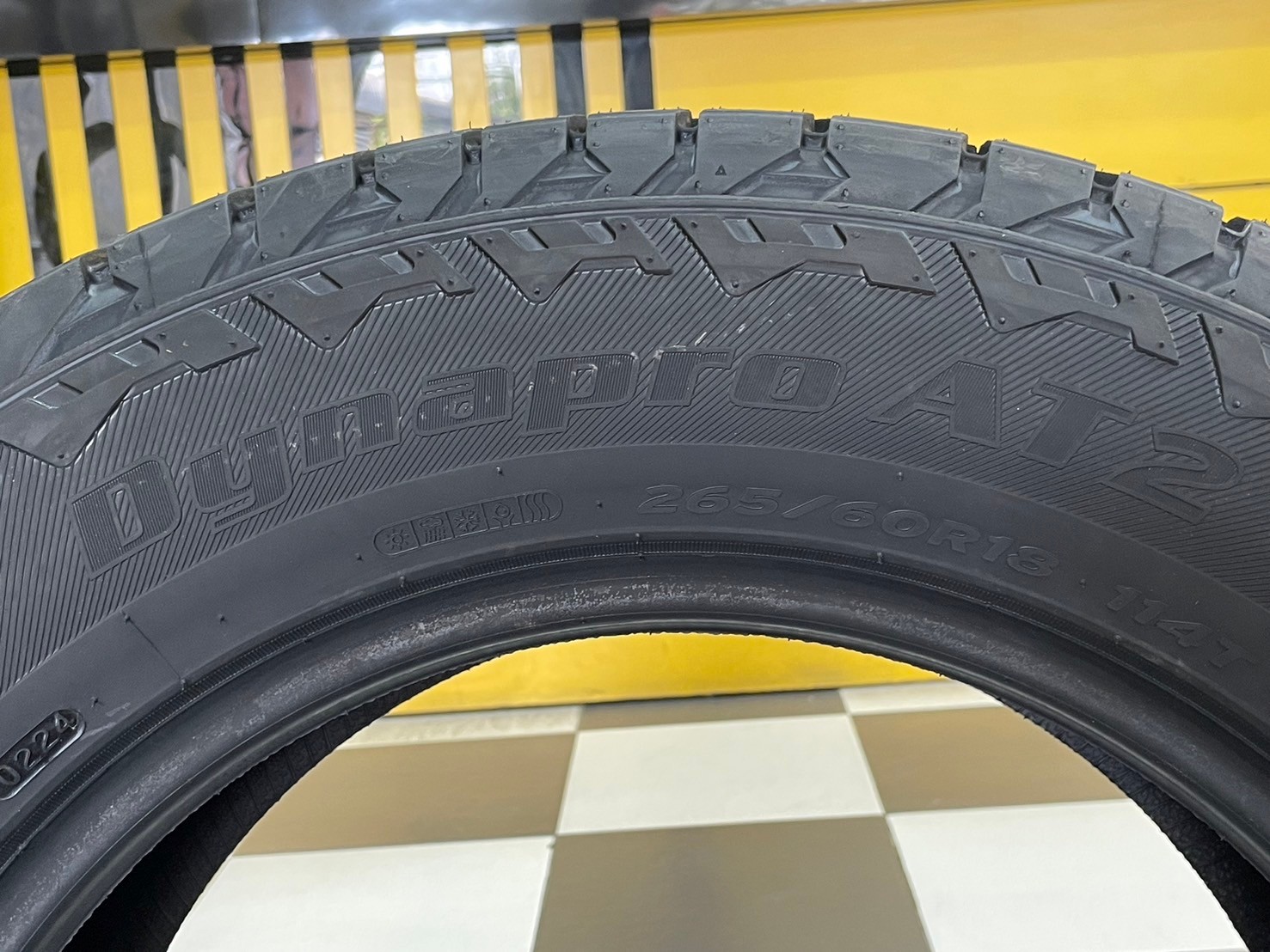 ยางใหม่ #HANKOOK_AT2 265/60R18ยางใหม่ปี2024
