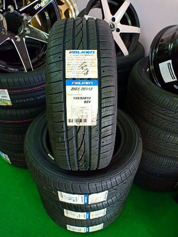 Falken 195-55R15 ยางใหม่ปี18พร้อมติดตั้งเปลี่ยนใส่ถ่วงล้อฟรี