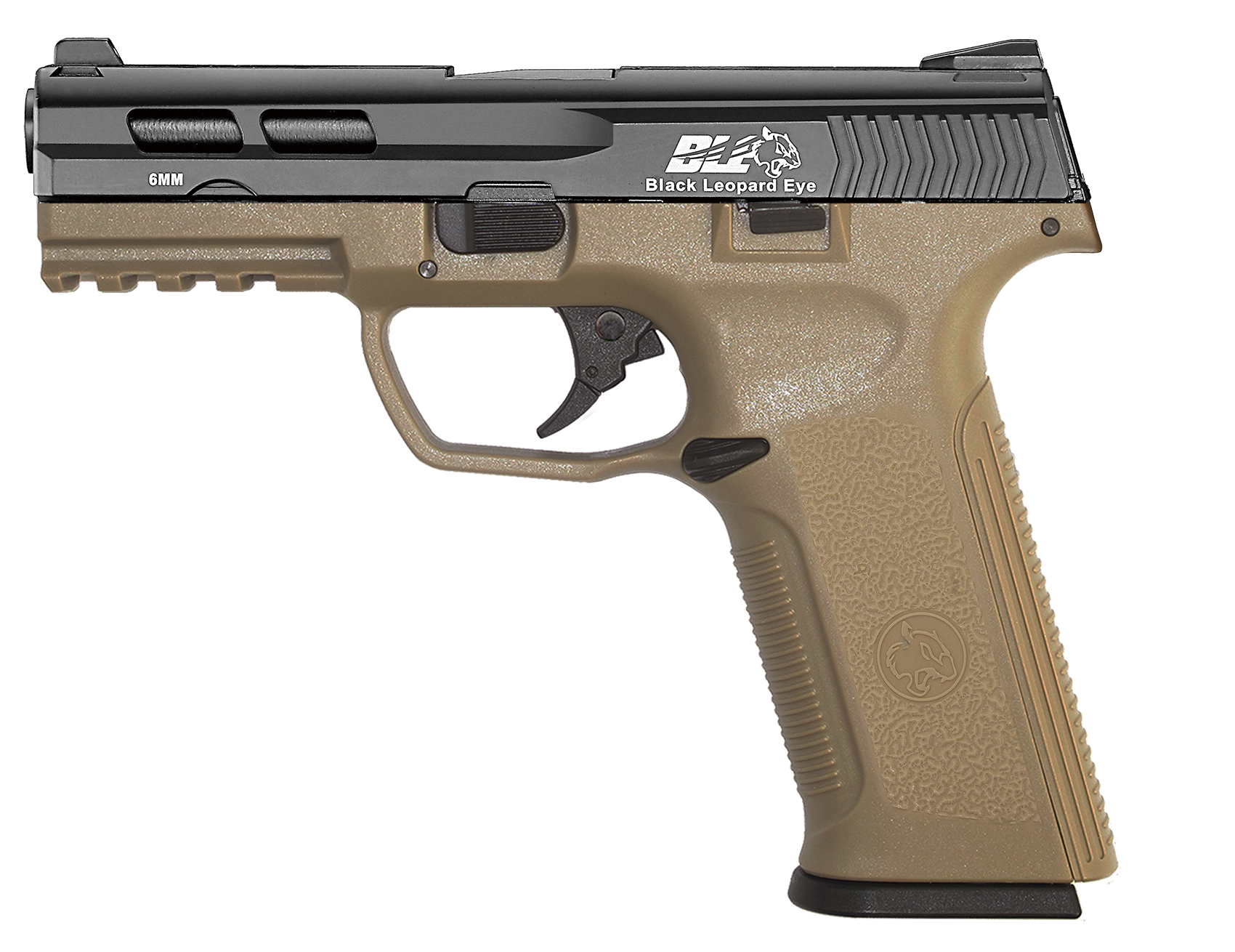 BLE-006-SD3 XAE GAS PISTOL TWO-TONE BKTN New Revo Valve System