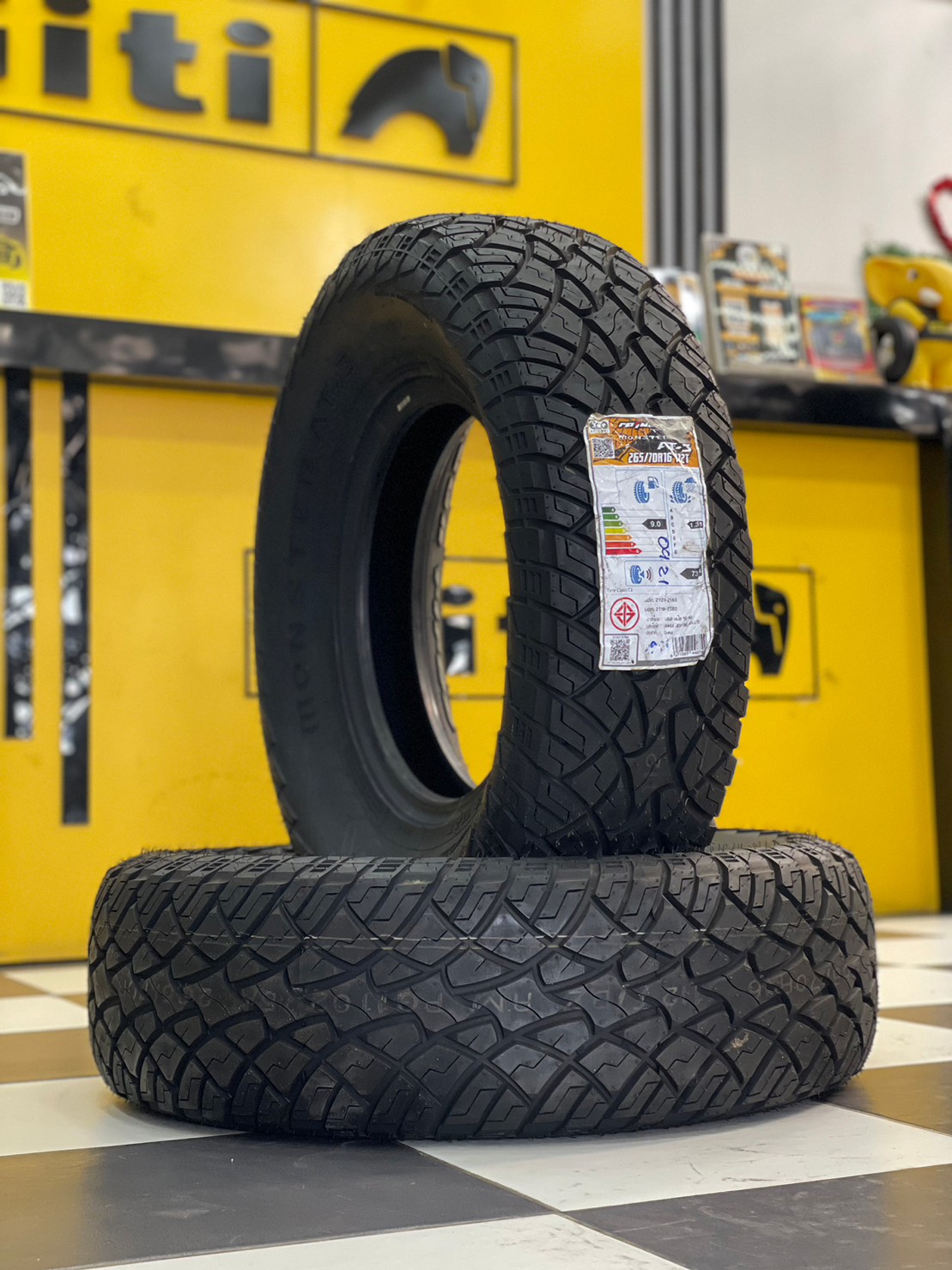 #RAIDEN #MONSTER #AT3 265/70R16 ยางลายใหม่ ยางปี2021 (2เส้น)