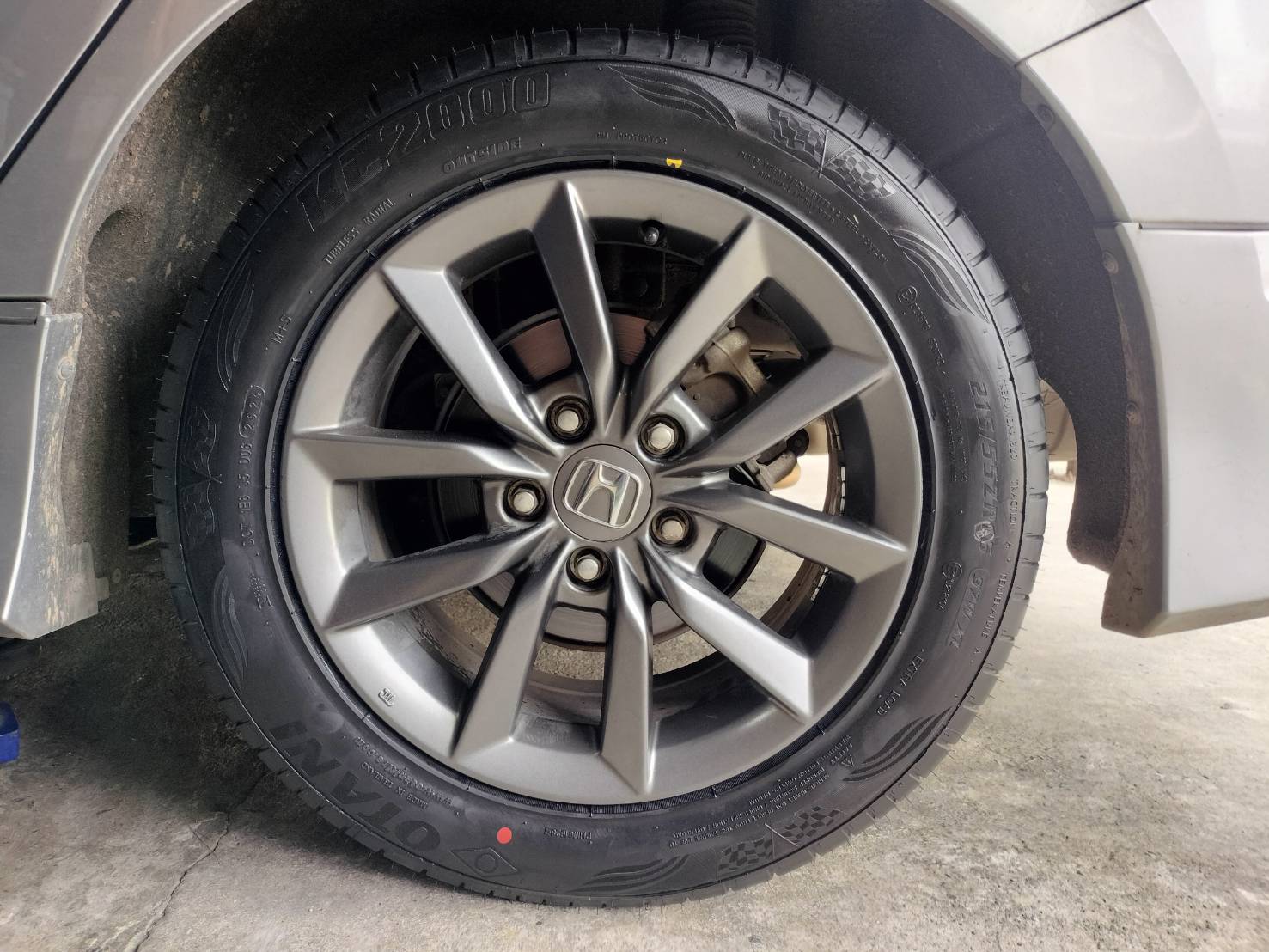🚘#HONDA_CIVIC เปลี่ยนยาง 🛞 #OTANI_KC2000_215/55R16