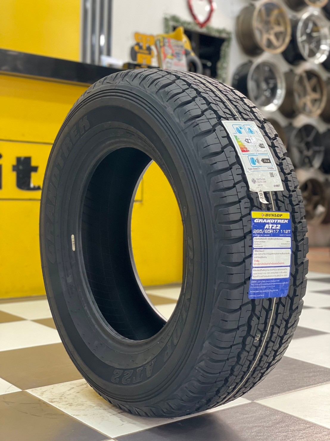 💥💥ยางใหม่ดันลอป #DUNLOP GRANDTREK AT22 265/65R17 ยางปีผลิต2024