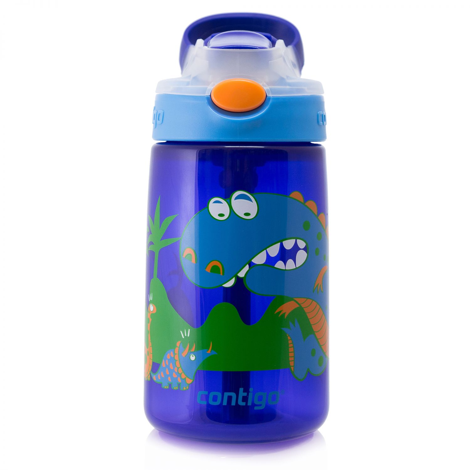 Gizmo Flip - Sapphire Dinosaur กระติกน้ำContigo ลายไดโนเสาร์