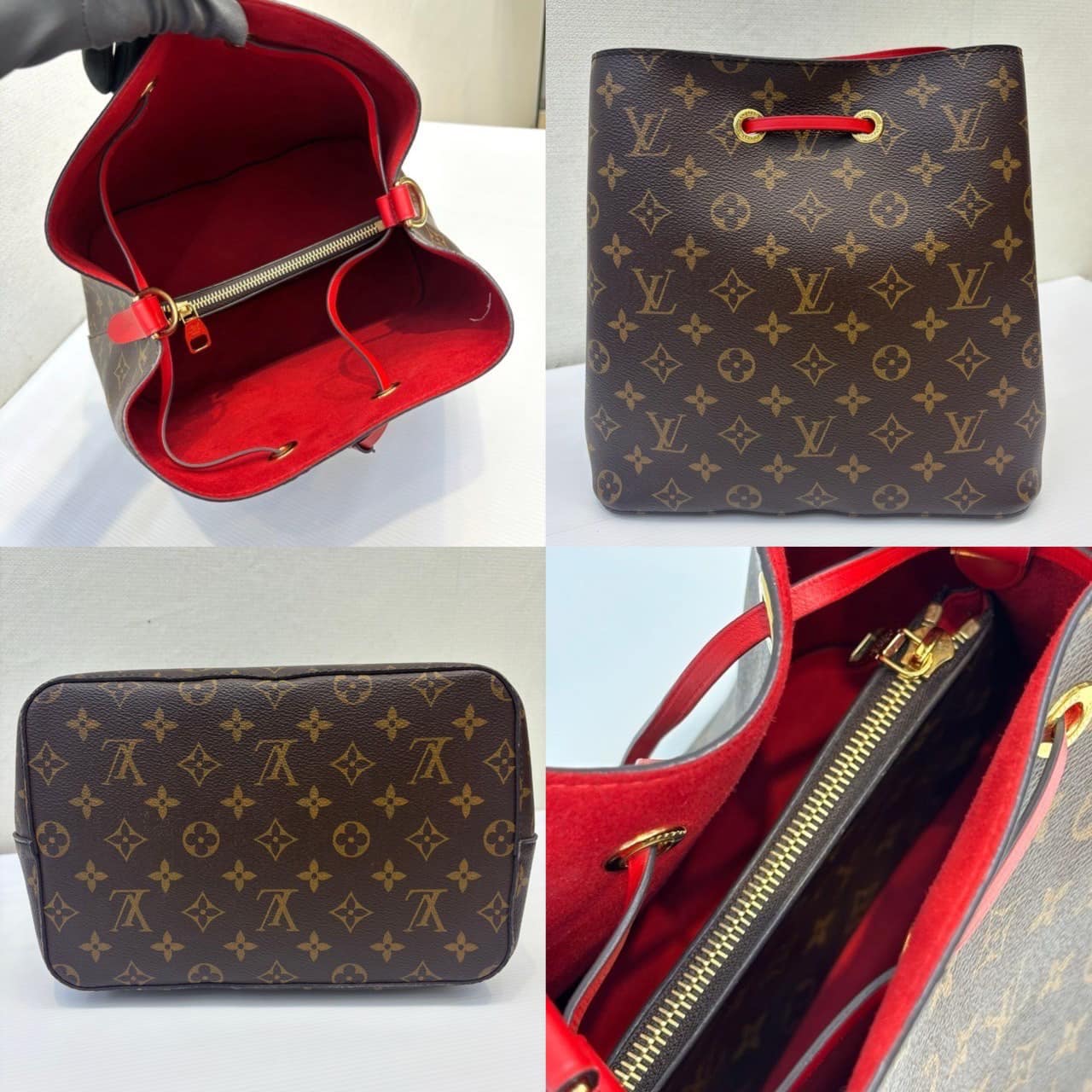 LV neo noe มือสอง สีแดง