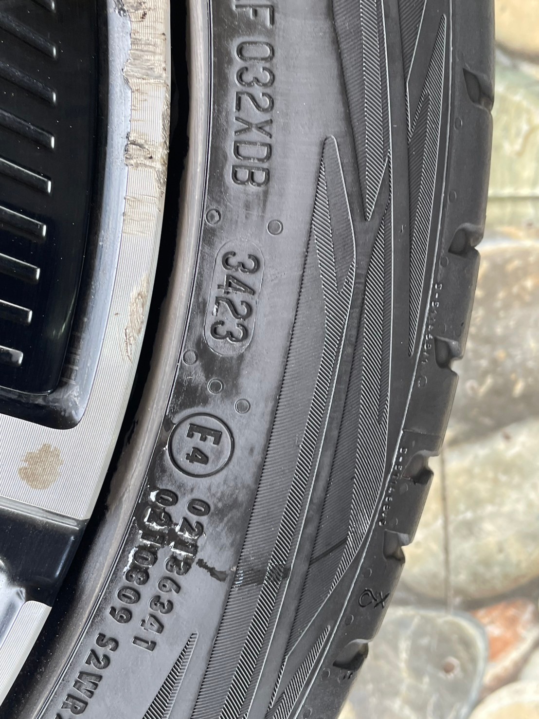 ล้อแม็กซ์ขอบ19 พร้อมยาง Continental 235/45R19 #BYD #SEAL 5x120 สภาพพร้อมใช้งาน