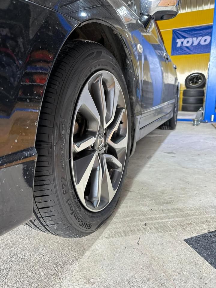 เปลี่ยนยาง #Honda_Civic 🛞🔥#Giti ComfortF22 215/50R17 🛞