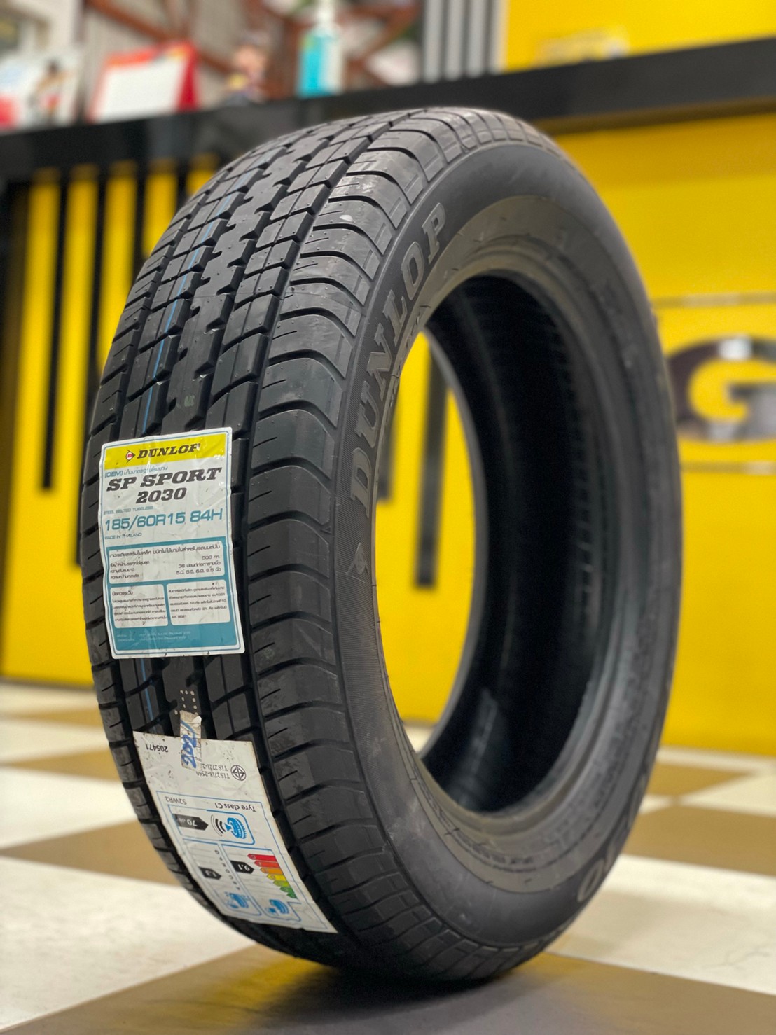 ยางใหม่คุณภาพดี DUNLOP SP SPORT2030 185/60R15