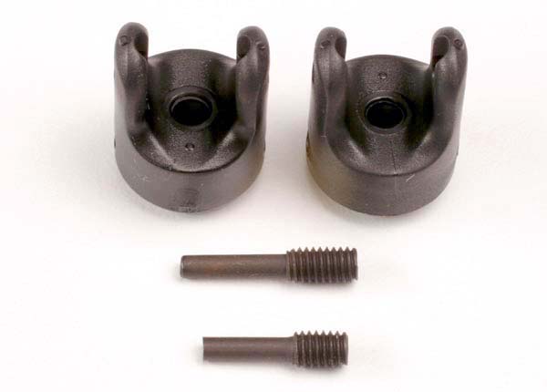4927X Transmission output yokes (heavy duty) (2)/ set screw yoke pins, M4/10 (1) & M4/18.5 (1)