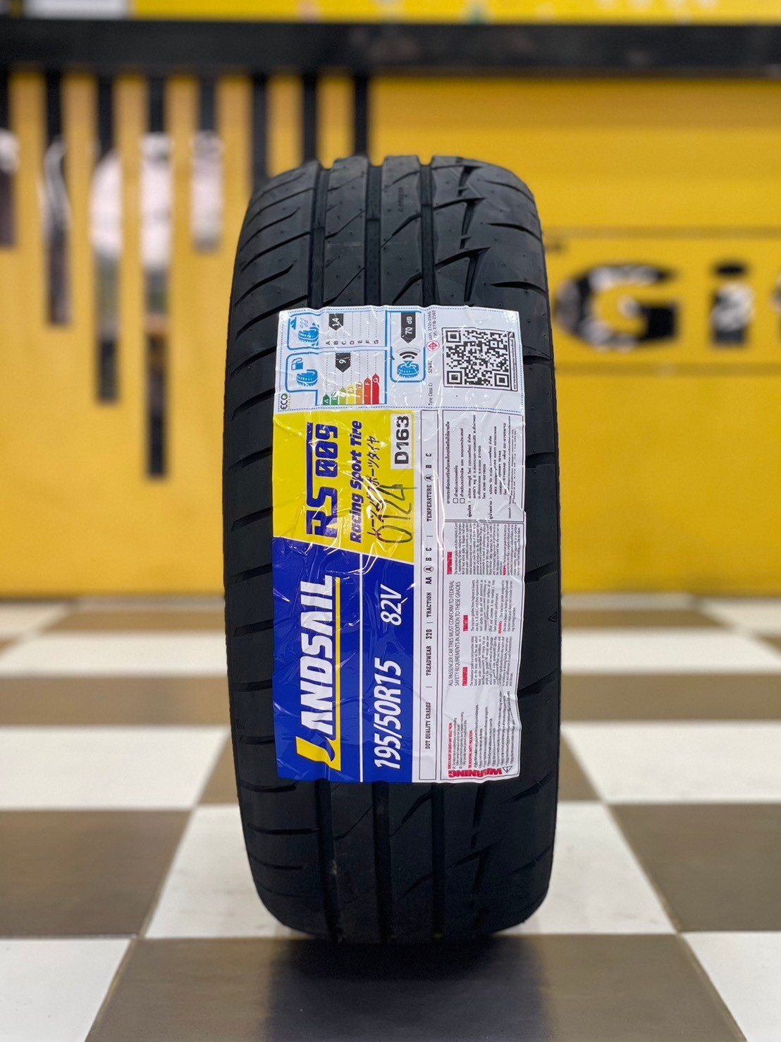 ยางลายซิ่ง 🔥🔥🔥#Landsail #RS009 195/50R15👍 ยางMade in Thailand 🔥🔥ยางสปอร์ต นุ่ม หนึบ ยางใหม่ปี2024