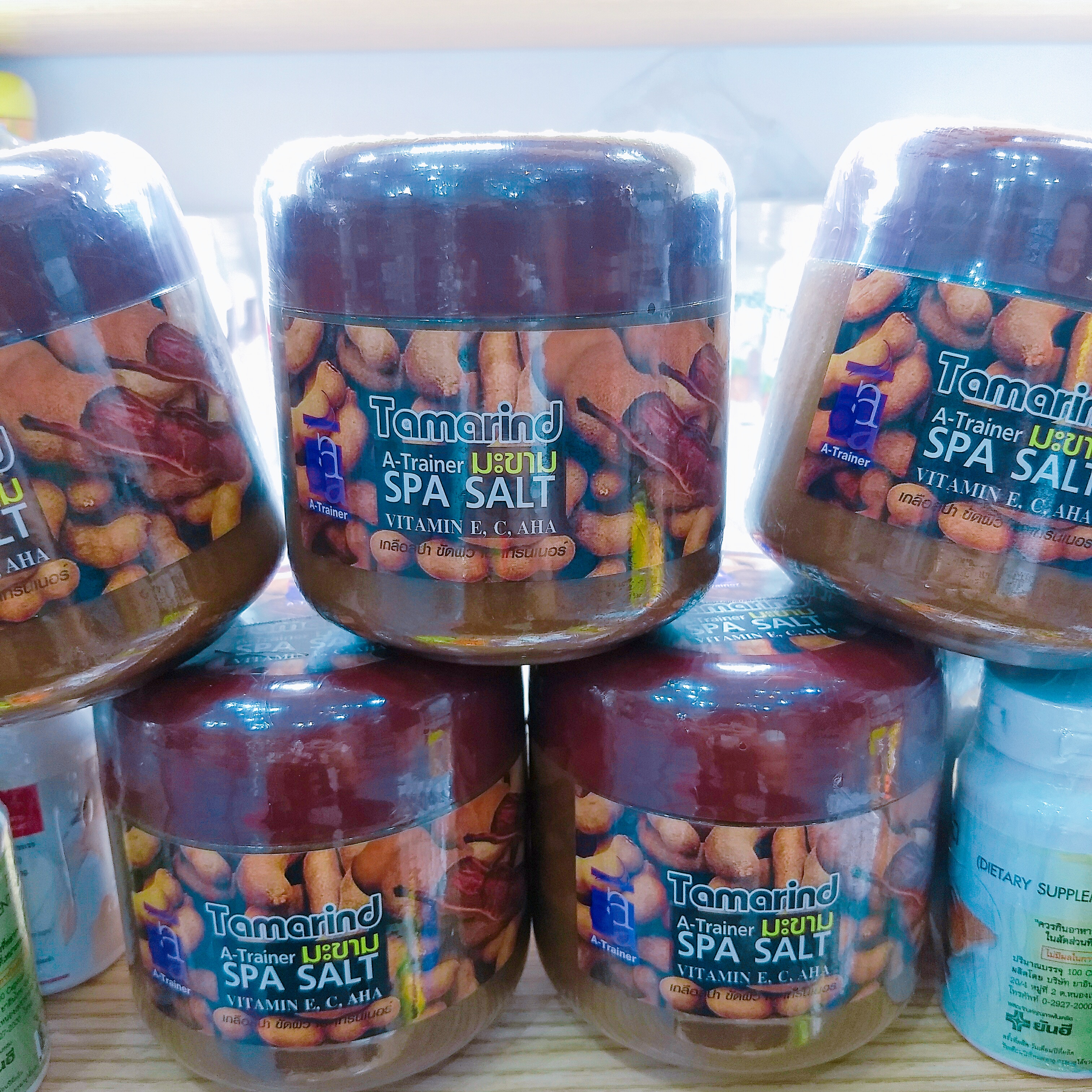 Tamarind a - trainer spa salt เกลือสปาขัดผิวเอ-เทรนเนอร์ มะขาม