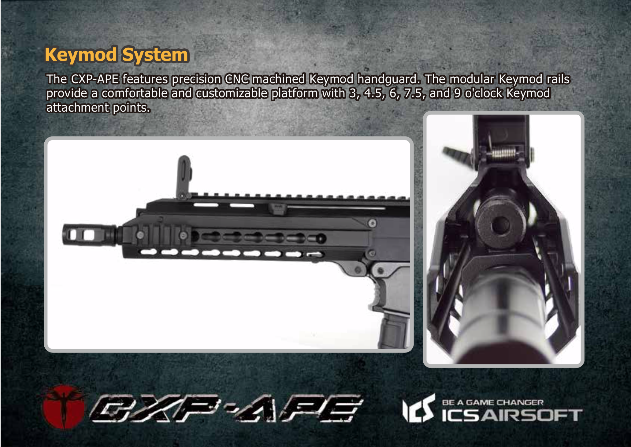 ICS-231 CXP-APE Rifle SF1 Stock-BK