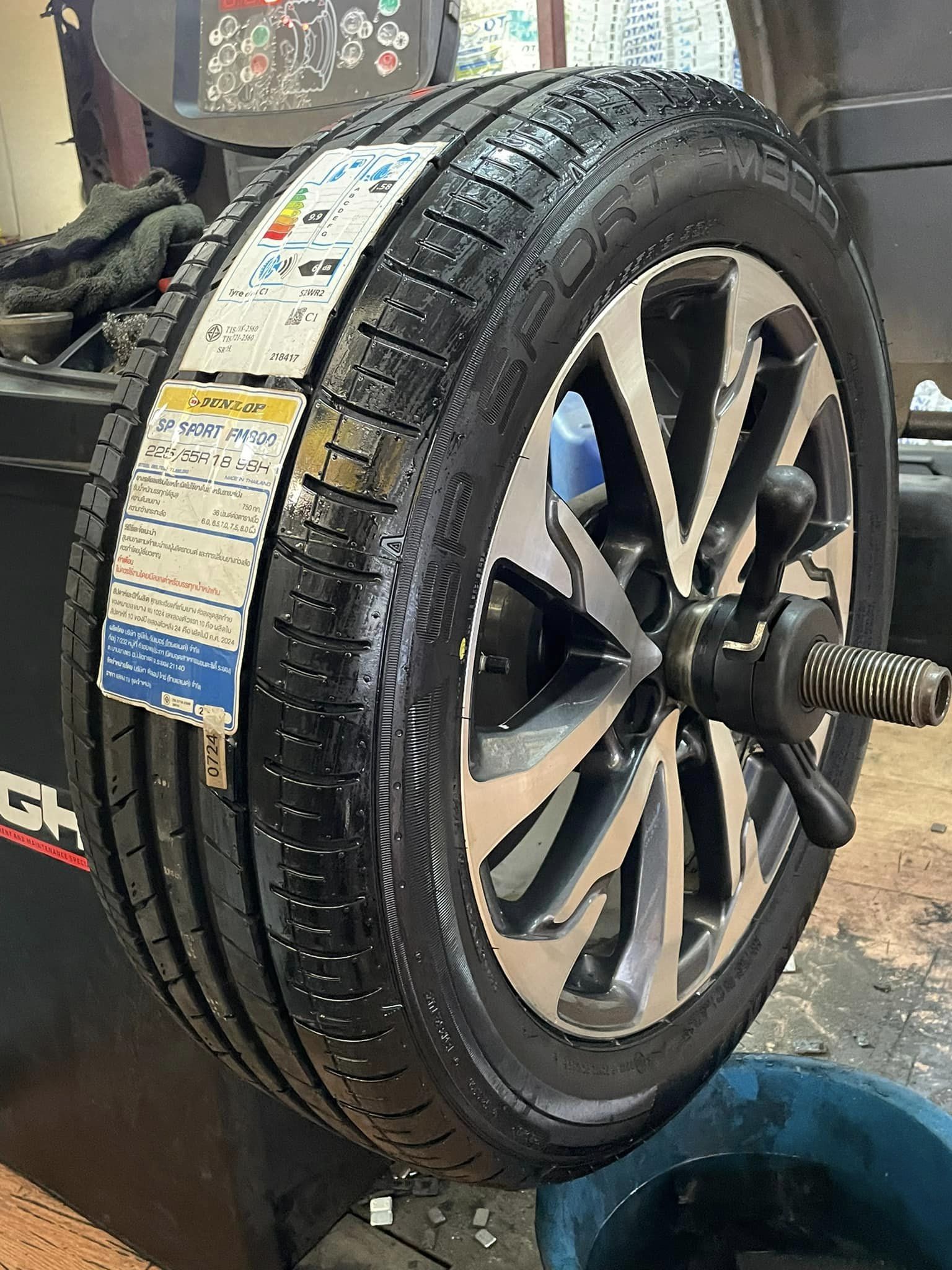 #TOYOTA_COROLL_CROSS🛞 ยางใหม่ DUNLOP SP SPORT FM800 22/55R18 ยางใหม่ปี2024