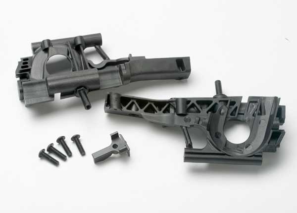 5330 Bulkhead, front (L&R halves)/ diff retainer/ 4x14mm BCS (4)