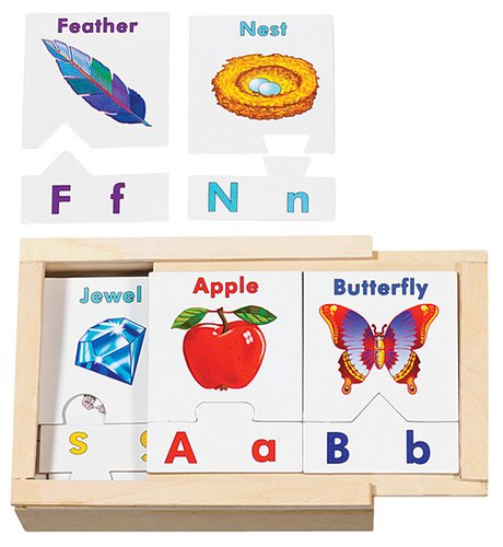 JBM101-2525 Alphabet Sorting Puzzle Cards