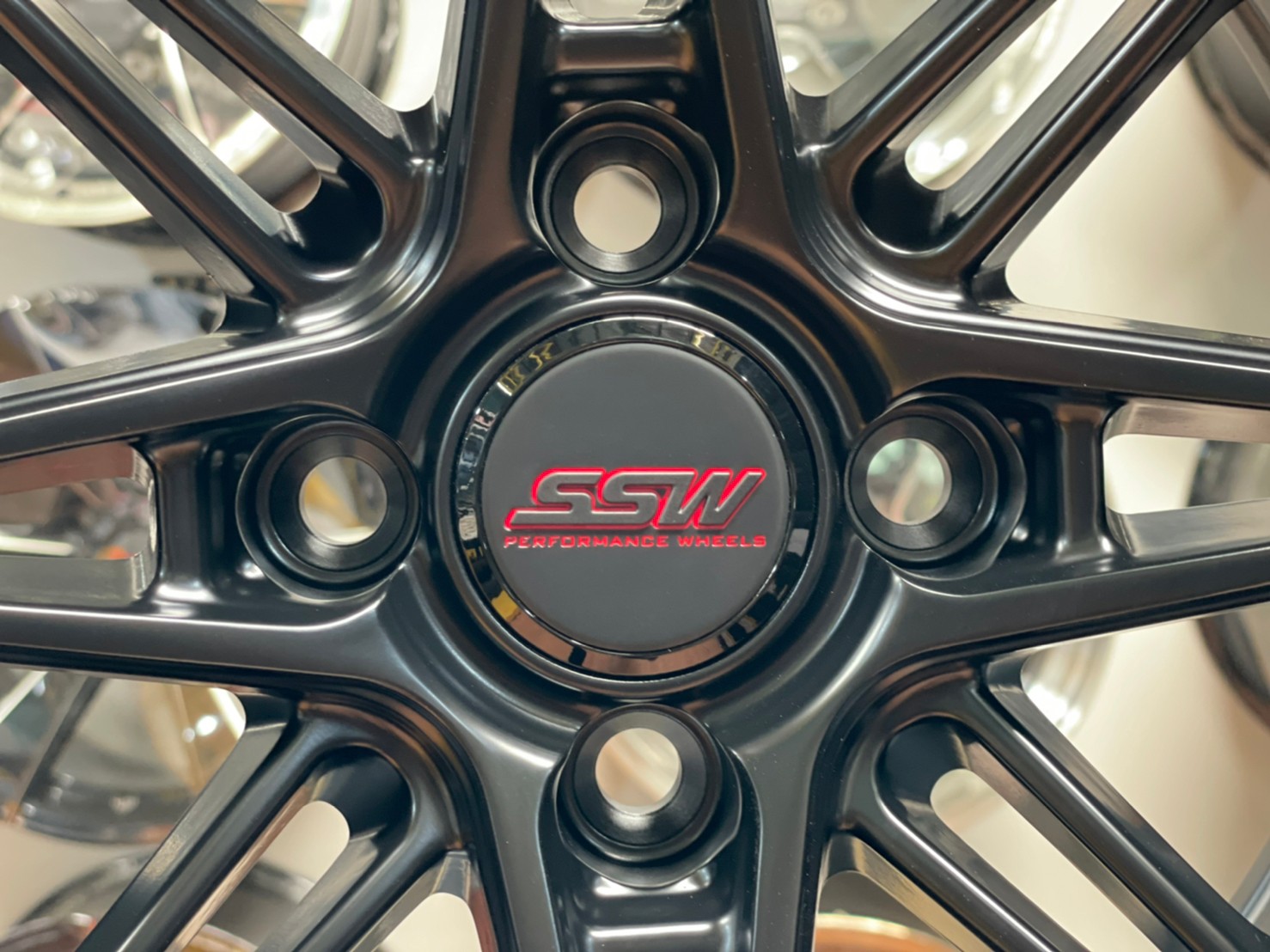 ล้อแม็กซ์ SSW S390 ล้อแม็กซ์ขอบ15 กว้าง6.5 ออฟ35 4รู100 สีดำด้าน งานStamford Sport Wheel