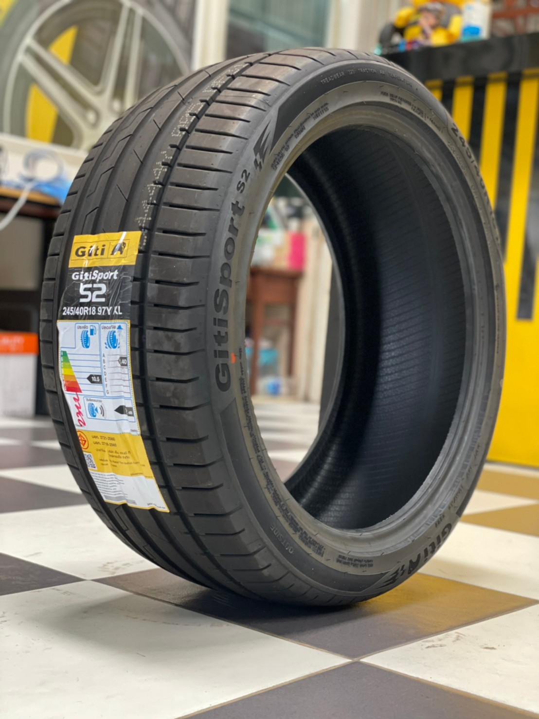 ยางใหม่ Giti SportS2 245/40R18 ยางใหม่ปี2022 ราคาโปรโมชั่นพิเศษ พร้อมติดตั้งฟรี
