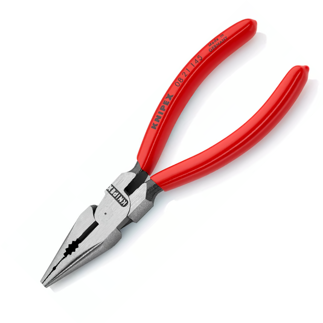 คีมปากจิ้งจกรุ่นปากบาง 6" No.08 21 145 KNIPEX