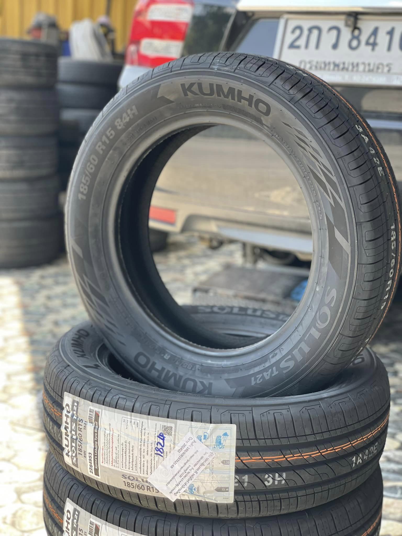 #HONDA_CITY🛞 #KUMHO_TA21_185/60R15 ยางคุณภาพดีนุ่มเงียบ🙏😍💯👍🛞 #ยางลายแนวสปอร์ตนุ่มติดถนนดี