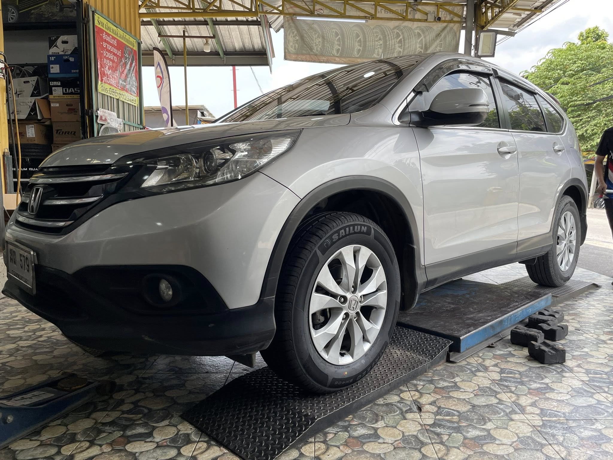 #HONDA_HRV🚘❤️💫 🛞🐘#SAILUN_SH406_225/65R17