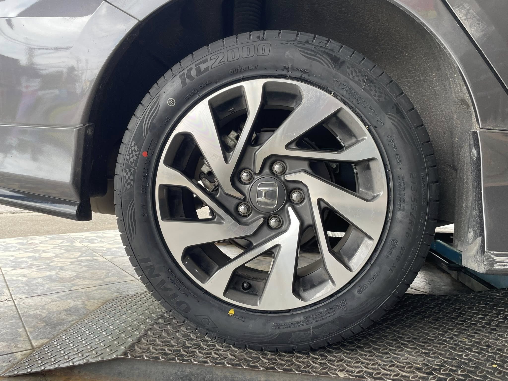 HONDA_CIVIC🚘เปลี่ยนยาง 🛞🐘#OTANI_KC2000_215/55R16