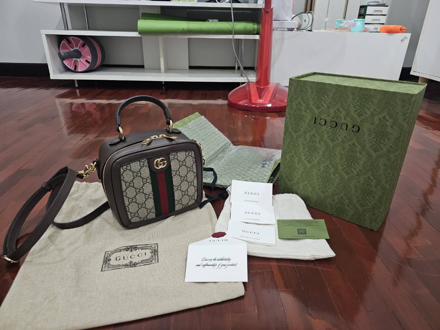 กระเป๋าถือGucci Ophidia Mini Top Handle Bag