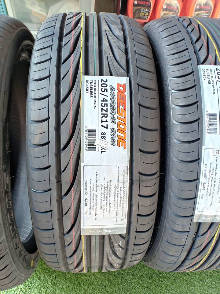 #ยางรถยนต์ #DEESTONE 205/45R17CARRERAS R702