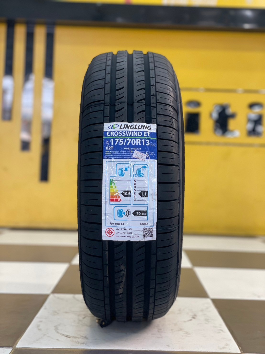 ยางรถยนต์คุณภาพดี #Linglong(หลิงหลง) Crosswind HP 175/70R13 ยางใหม่ปี2024 ยางผลิตไทย