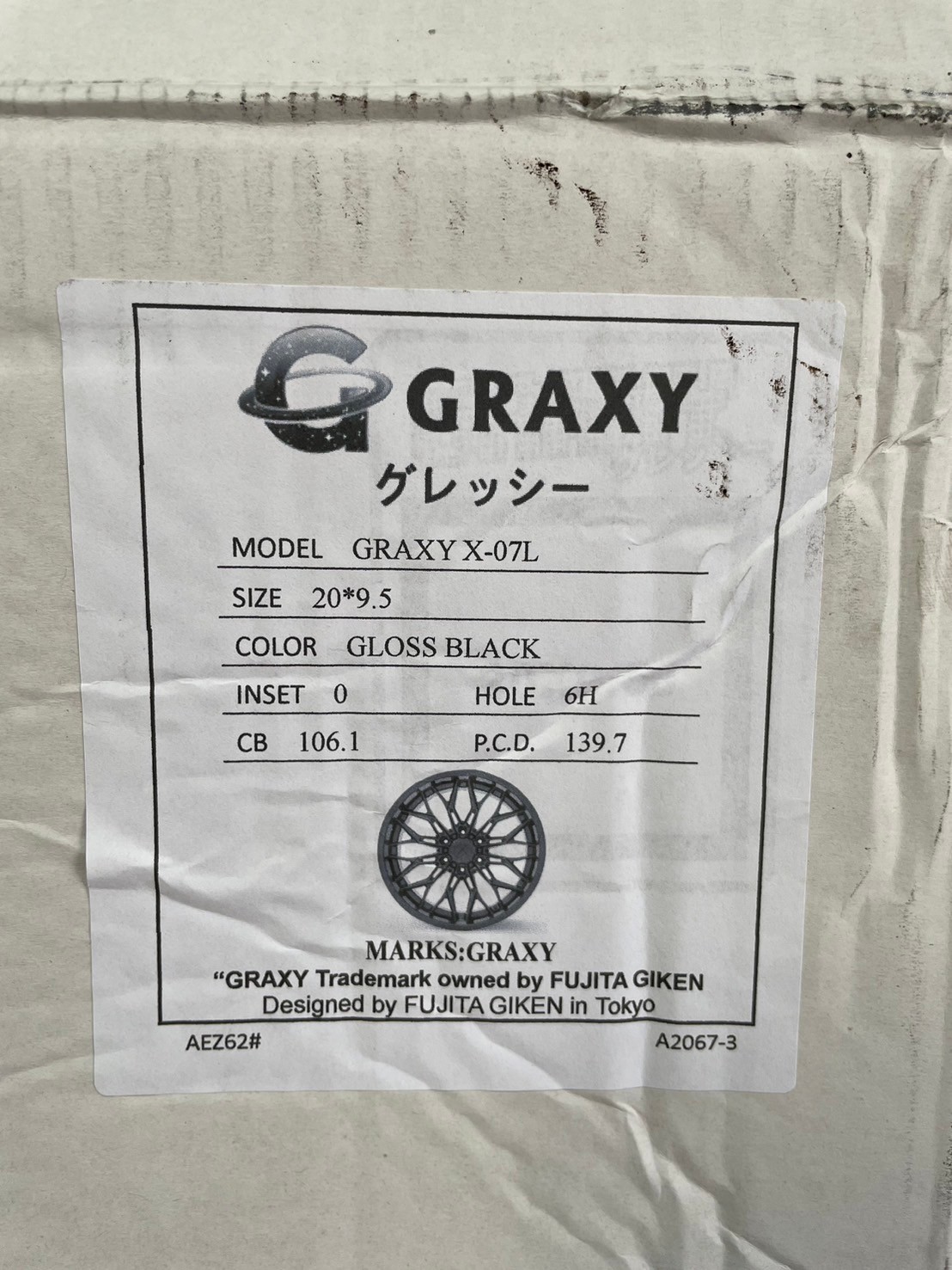 ล้อแม็กใหม่ขอบ20 งาน #HOF_RACING_WHEEL 20x9.5 6x139.7 ET0 สีดำเงา