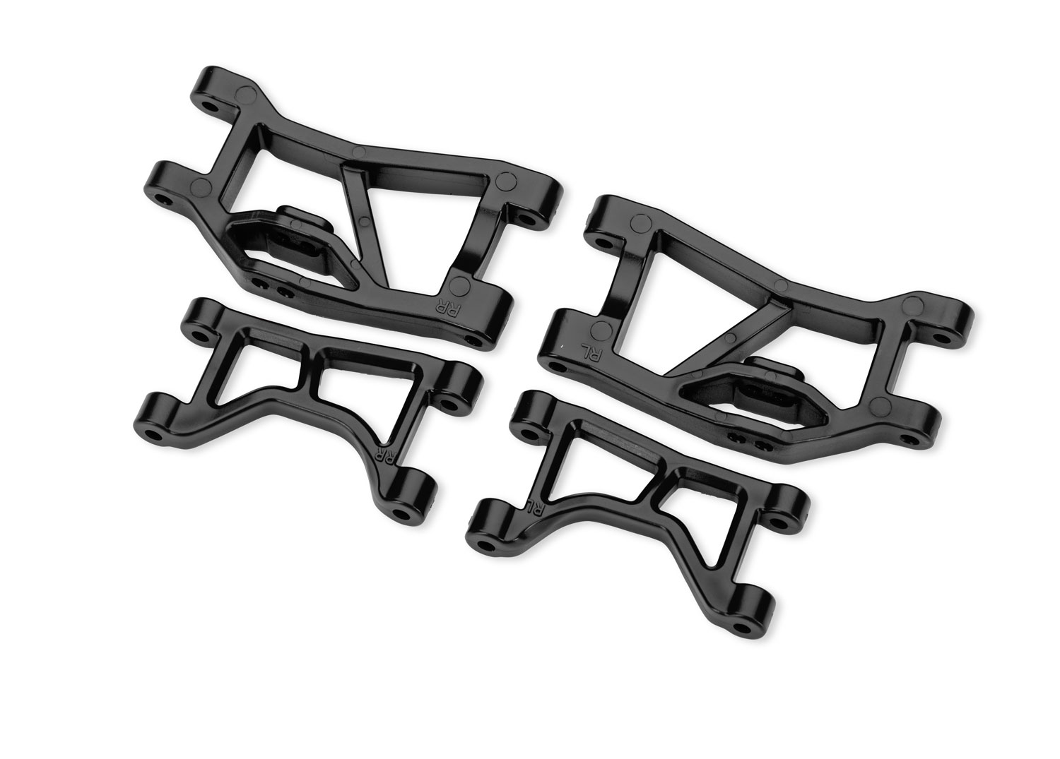 10830 Black Rear Upper & Lower Suspension Arms (L&R)