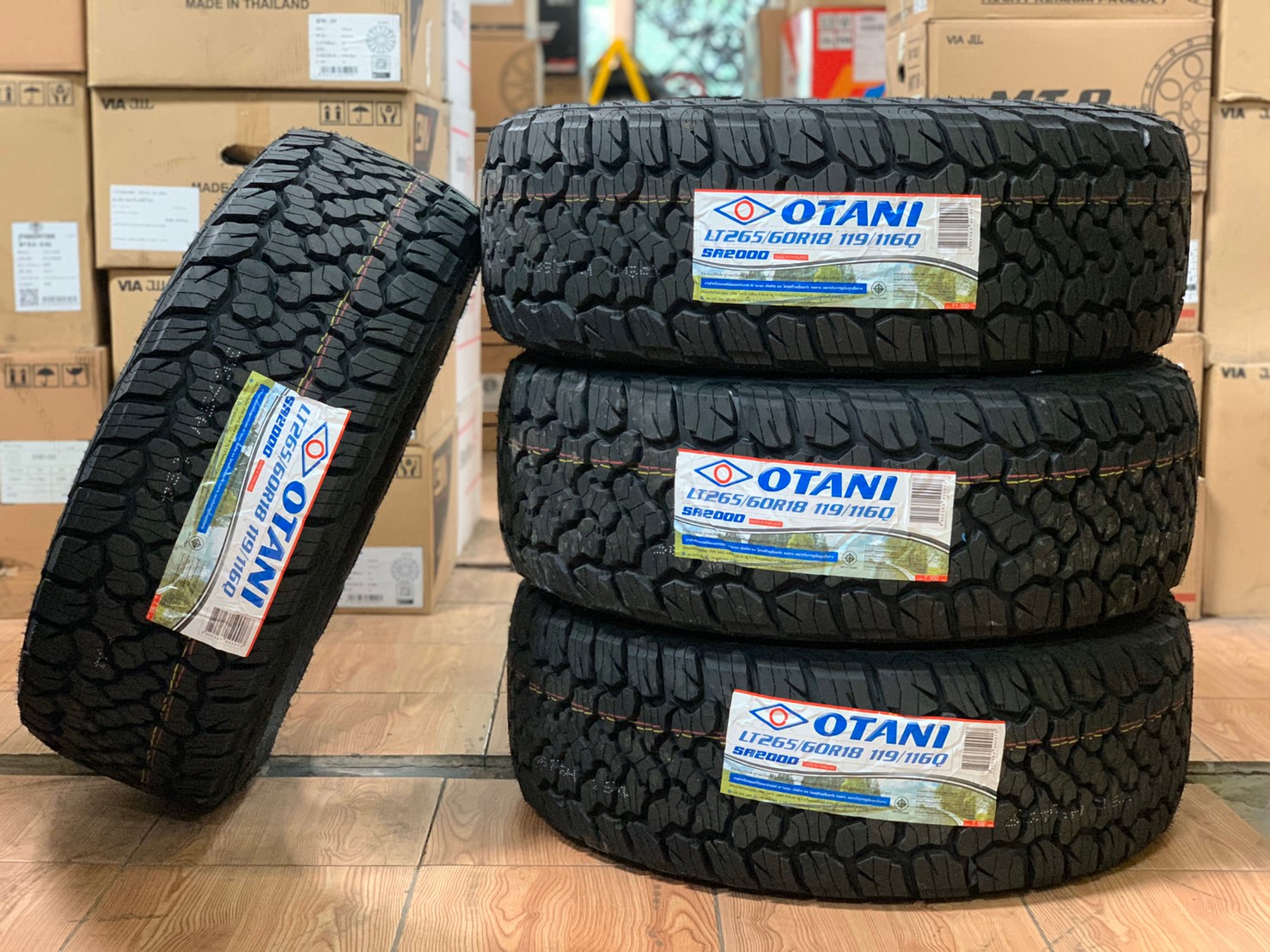ยาง OTANI SA2000 265/60R18 ยางใหม่ปี2021 ราคาพิเศษพร้อมติดตั้งฟรี สนใจสอบถามเพิ่มเติมได้ค่ะ