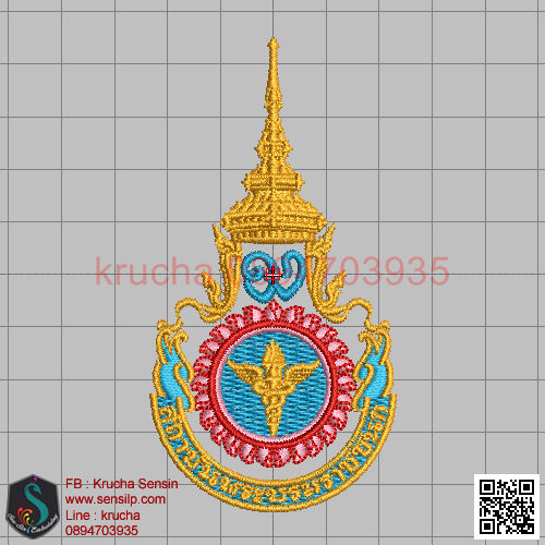 ไฟล์บล็อคปัก สถาบันพระบรมราชชนก 1