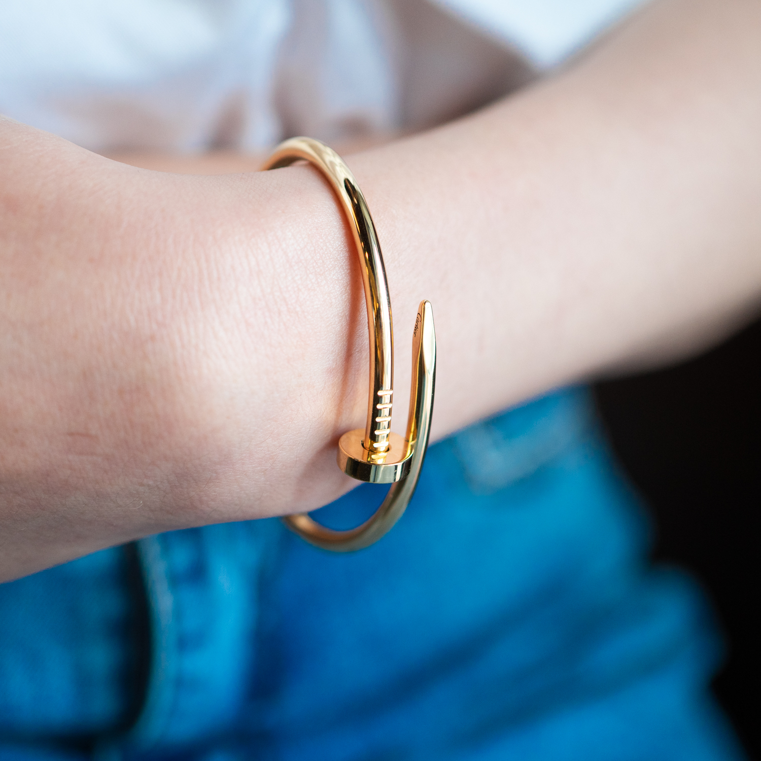 กำไล Cartier Juste un Clou Bracelet ทองคำ18K ไซส์ 15# (Used) +กล่องและการ์ดไทย2022