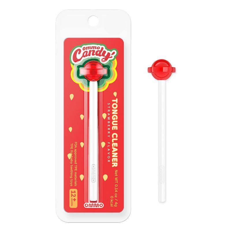 OMMO Candy Tongue Cleaner Strawberry Red /Melon Green / Grape Purple / Pineapple Yellow