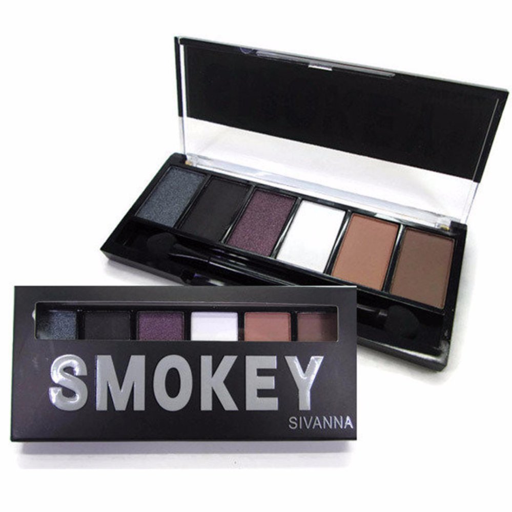 Sivanna Colors 6 อายแชโดว์สี Eyeshadow (Smokey)