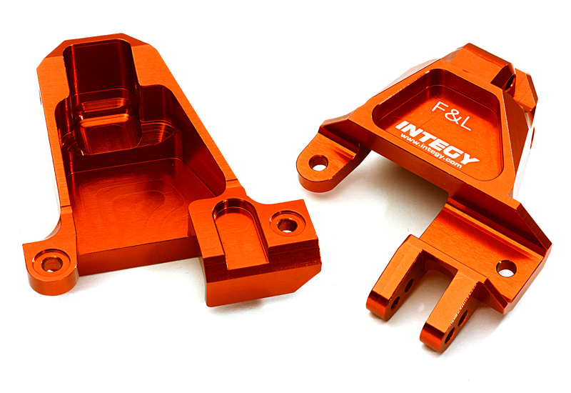 INT-C27976RED Billet Machined Alloy Front Shock Tower for Traxxas TRX-4 Scale & Trail Crawler