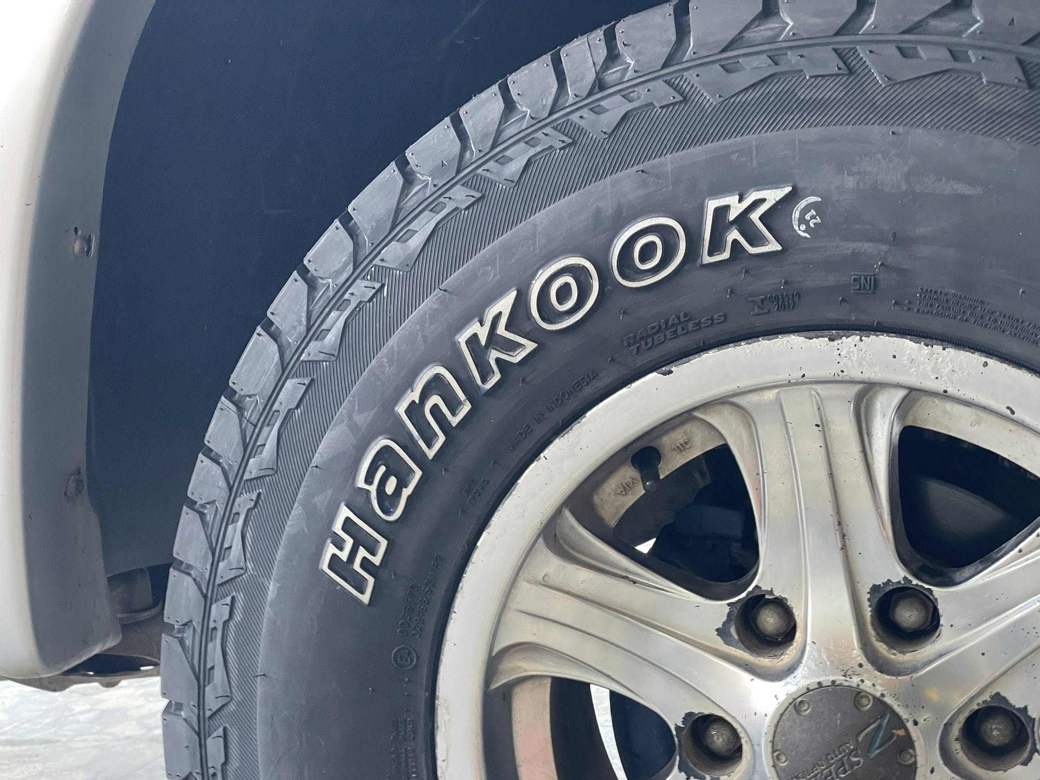 🛞❤️ #FORD_RANGER 🚘เปลี่ยนยาง 🛞🐘#HANKOOK_AT2_31X10.5R15