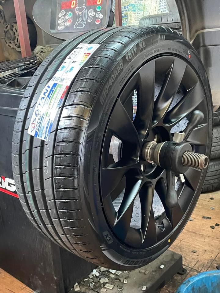 🚘 #TESLA_MODEL Y เปลี่ยนยาง #OTANI #KN1000 255/40R20