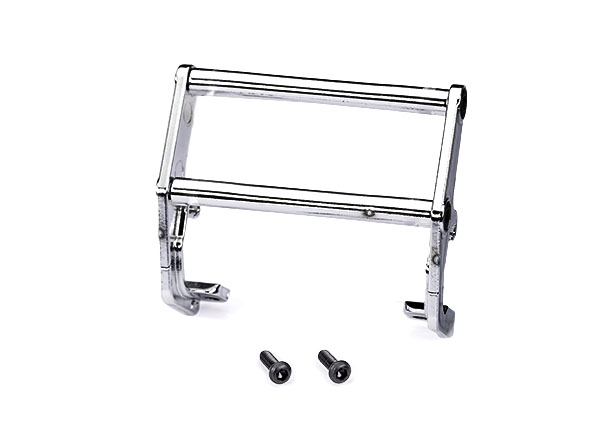 9838 Push bar, bumper, chrome (assembled) (fits #9835 bumper)
