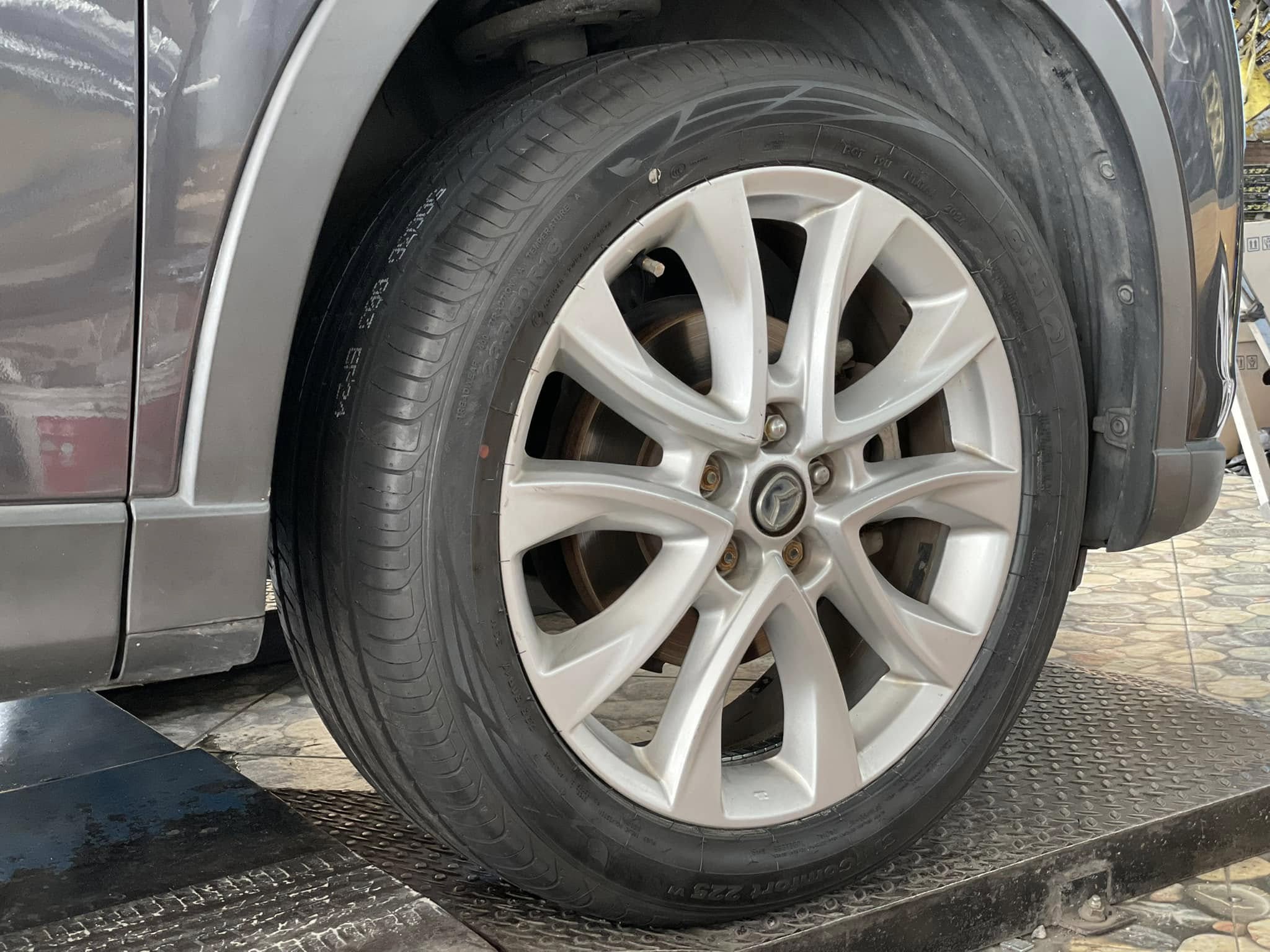 MAZDA_CX5🛞 เปลี่ยนยาง #GITI_Comfort225V1_235/50R19 #บริการตั้งศูนย์ล้อ