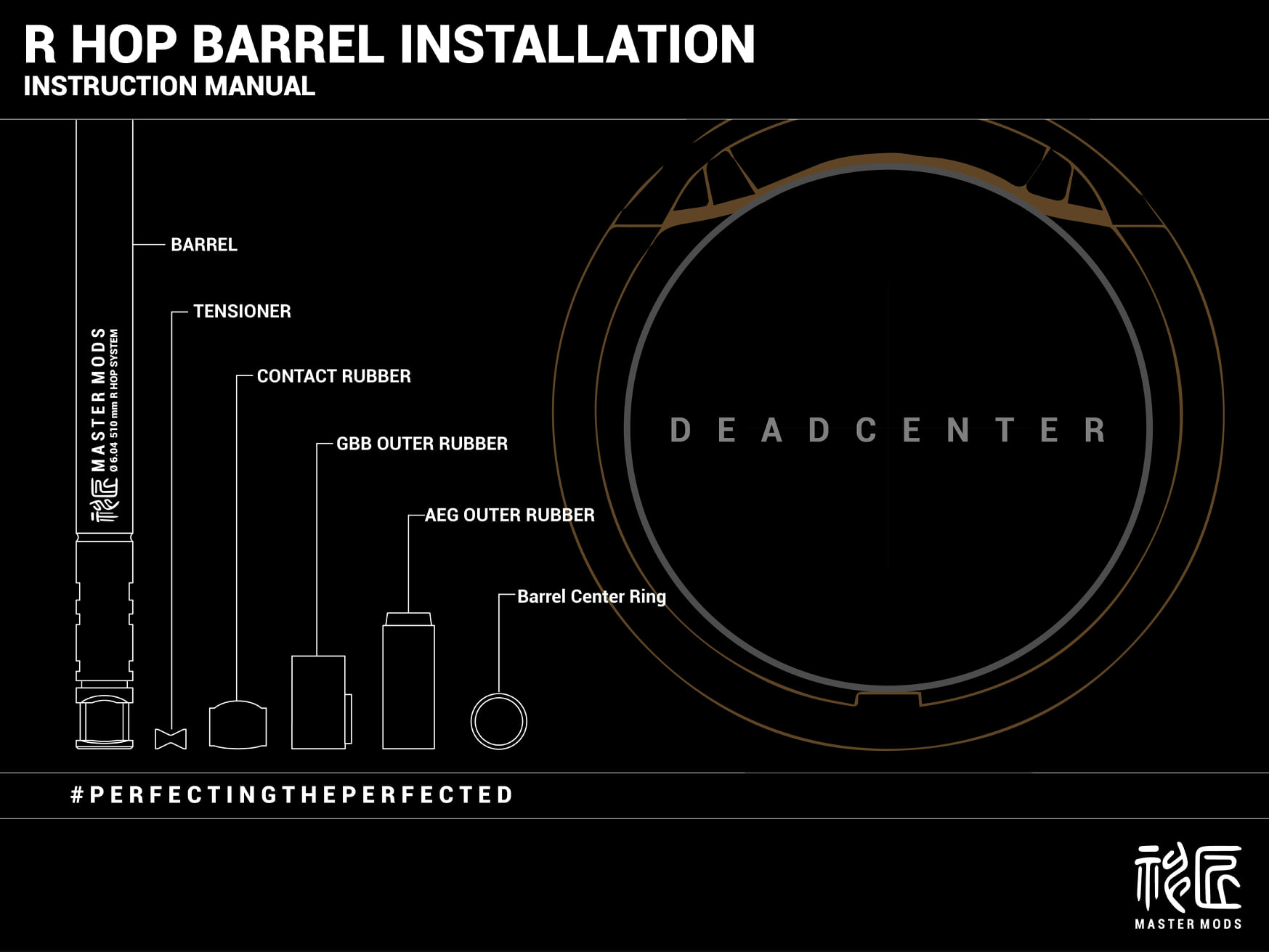 MX-010 Master Mods AEG R-Hop Chamber Rubber