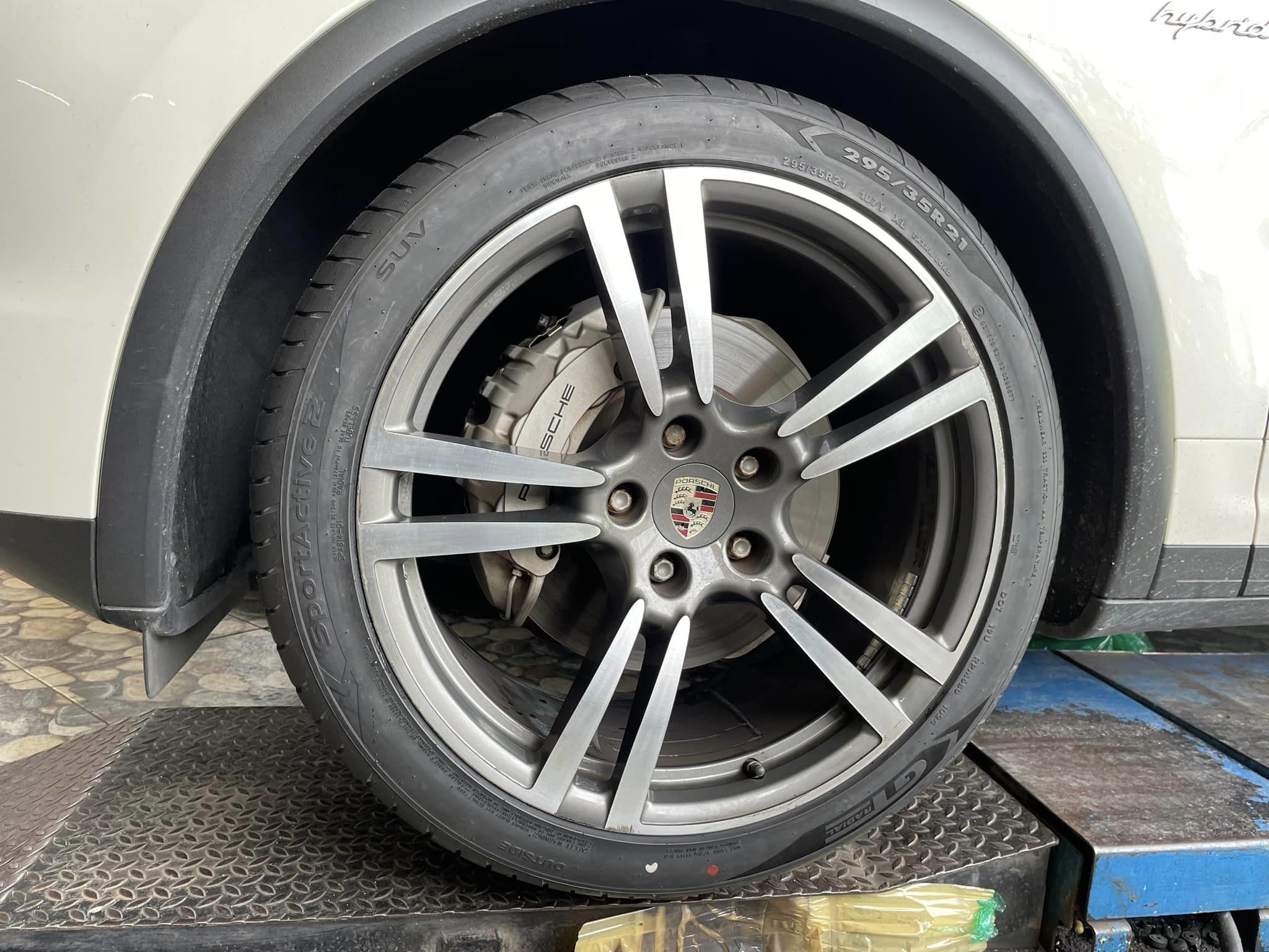 🚘 #PORSCHE_CAYENNE❤️❗️🎉 🛞 #GT RADIAL SPORTACTIVE2_295/35R21