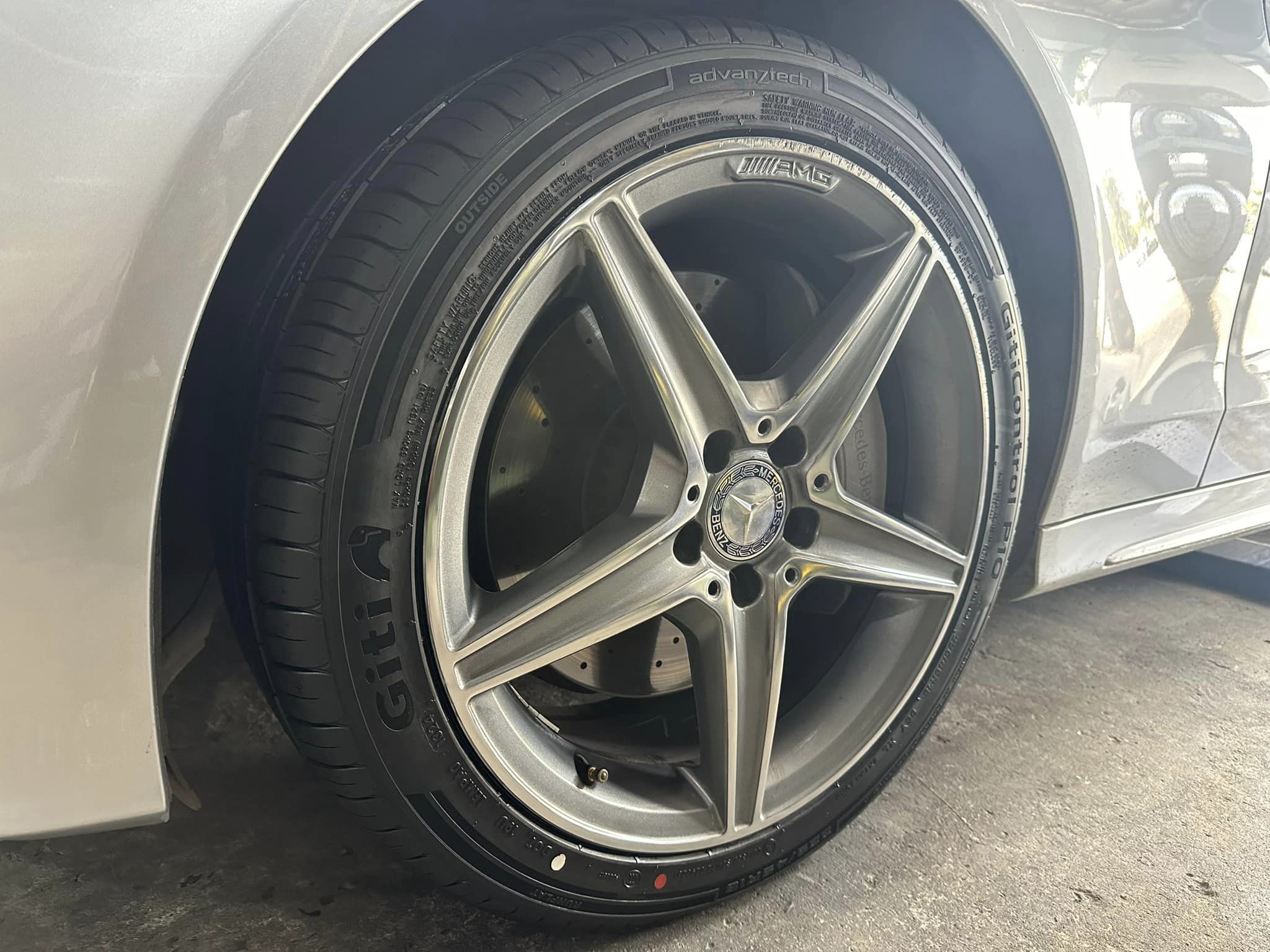 🚘 #Mercedes_Benz_C300 🛞#GITI #Runflat #ยางจีที #รันแฟลต GITI Control P10 225/45RF18 GITI Control P10 245/40RF18