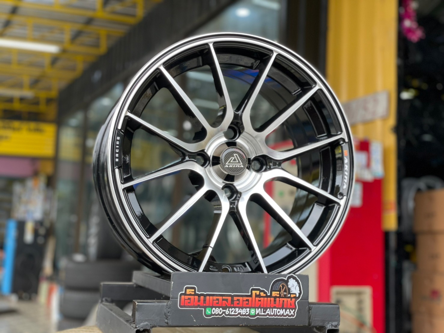 ล้อแม็กซ์ใหม่ขอบ15 SSW356 15x7 ET38 4x100 สีเทากันขอบหน้าเงา สวยหรู