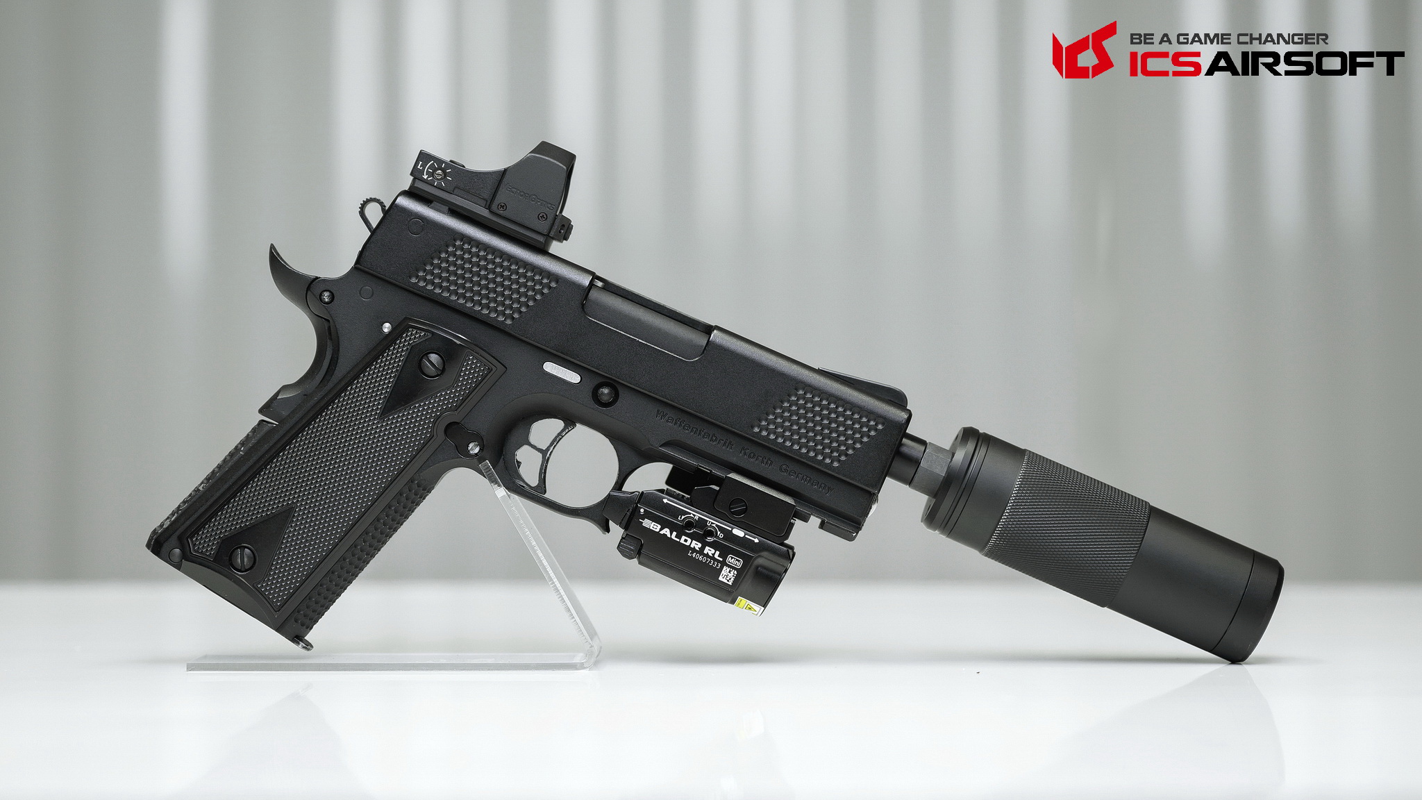 PK-01 เพลทติดดอท ICS รุ่น Korth PRS