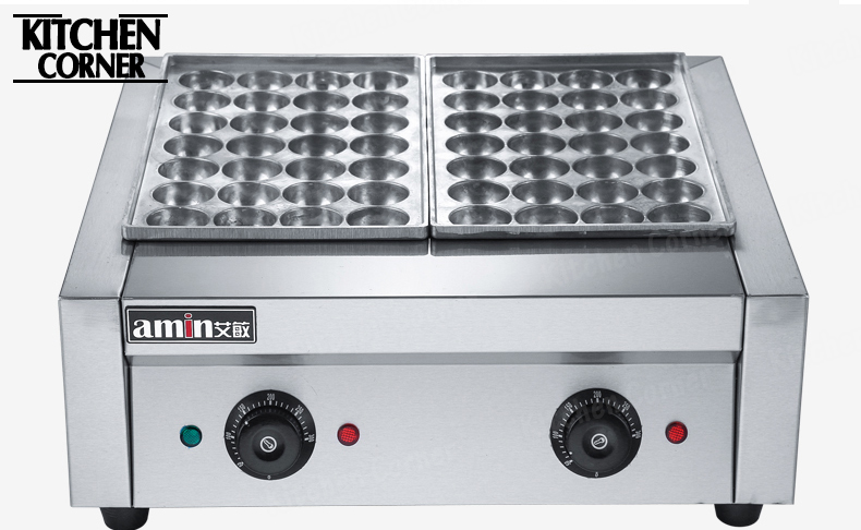 เตาทาโกะยากิ เตาขนมครก เตาไข่นกกระทา (ชนิดไฟฟ้า)