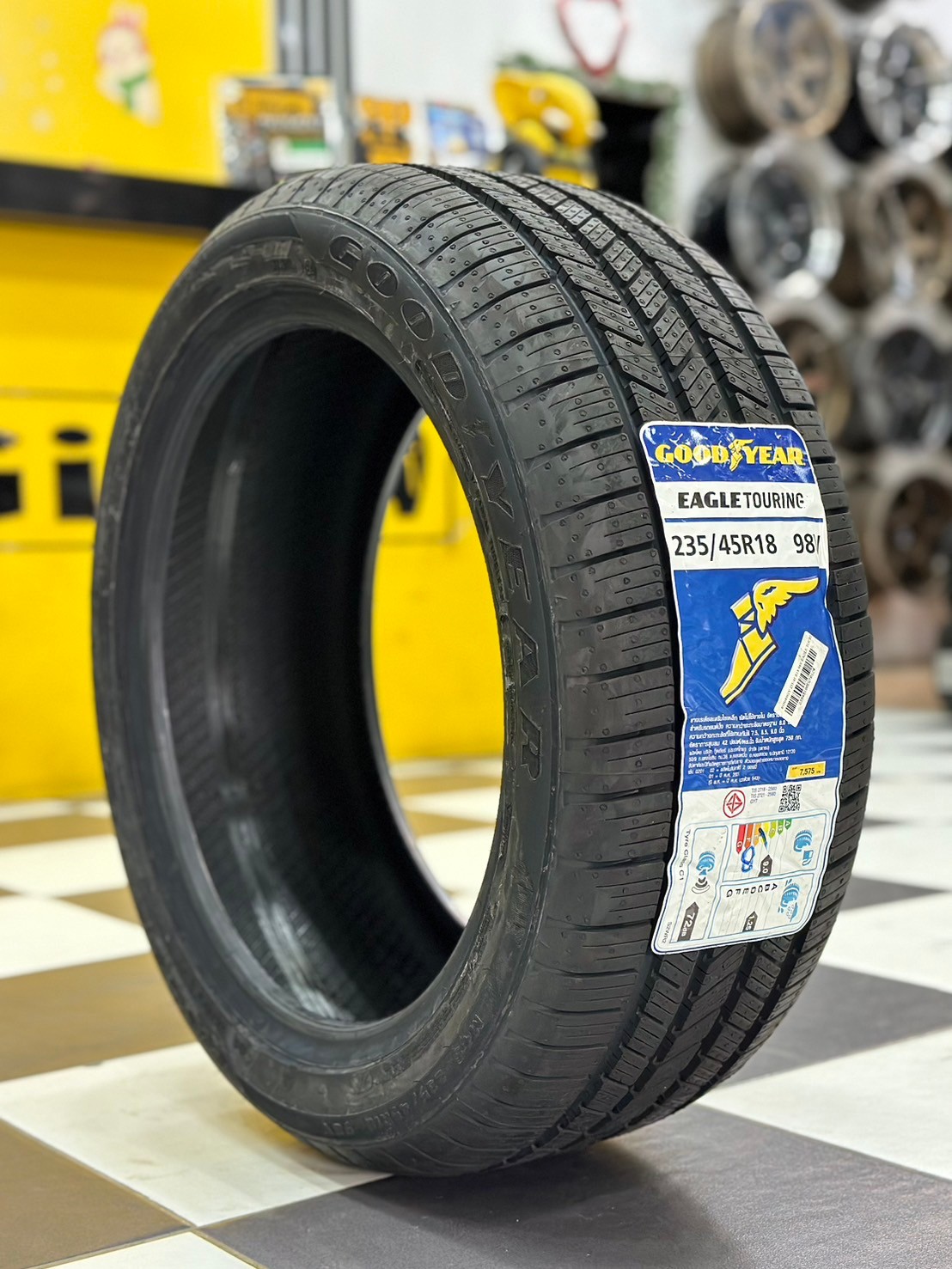 #ยางใหม่กู๊ดเยียร์ #Goodyear Eagle Touring 235/45R18 ยางใหม่ปี2024