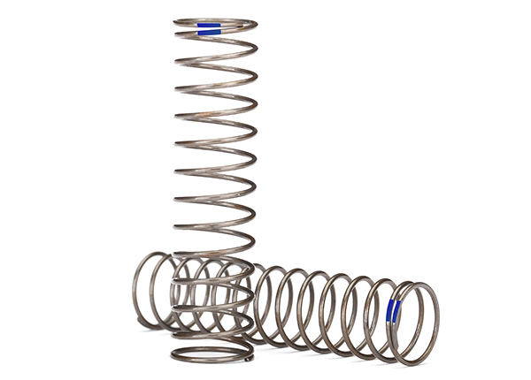 8045 Springs, shock (natural finish) (GTS) (0.61 rate, blue stripe) (2)