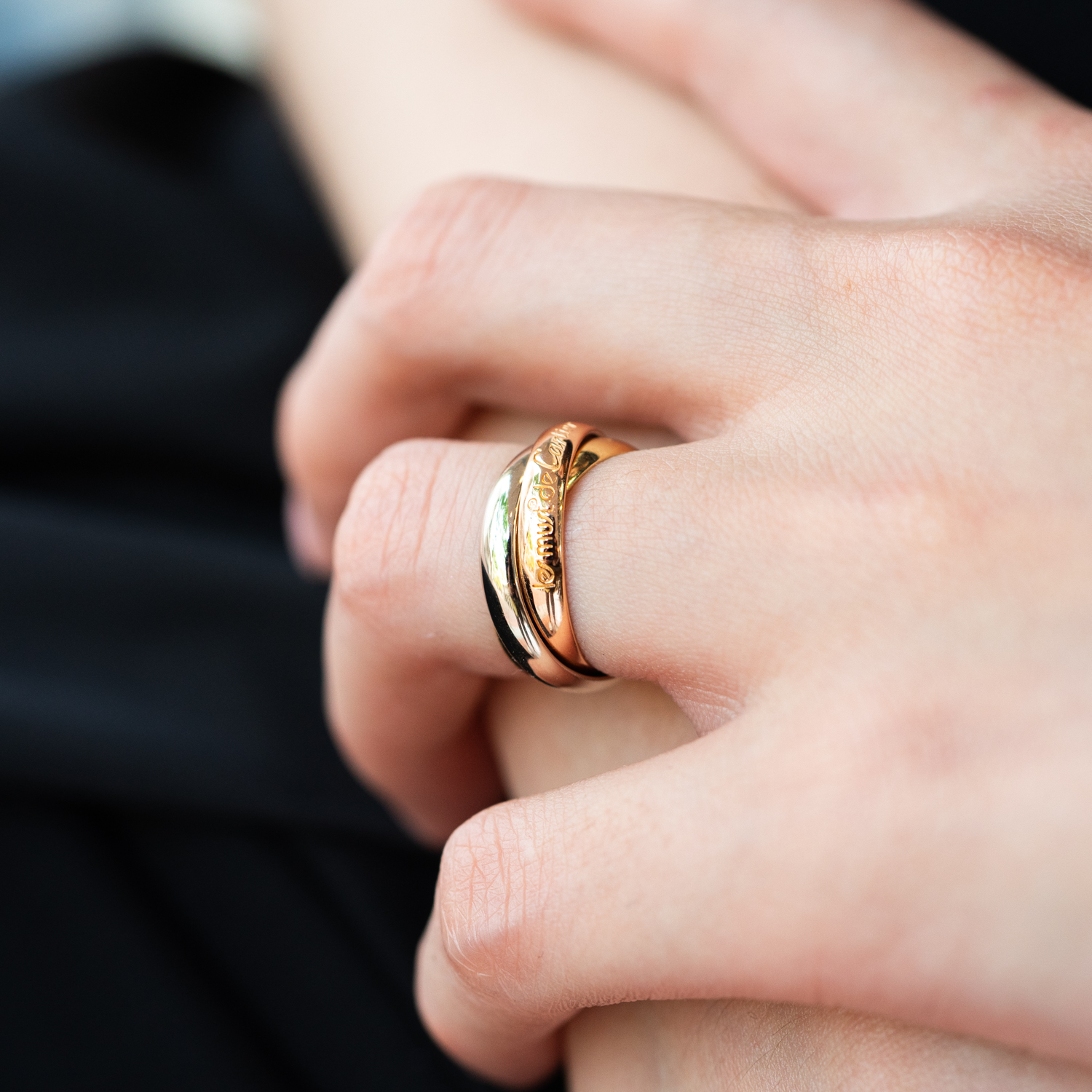 แหวน Cartier Trinity ทองคำ3สี18K ไซส์ 47# (Used) +การ์ด